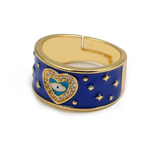 Load image into Gallery viewer, Lucky Evil Eye Gold Ring