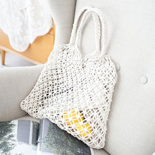 Load image into Gallery viewer, Saturday Sun Straw Crochet Bag