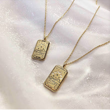 Load image into Gallery viewer, Tarot Queen Gold Necklace