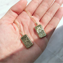 Load image into Gallery viewer, Tarot Queen Gold Necklace