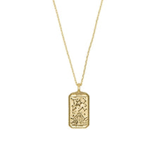 Load image into Gallery viewer, Tarot Queen Gold Necklace