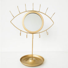 Load image into Gallery viewer, Evil Eye Jewelry Stand With Mirror
