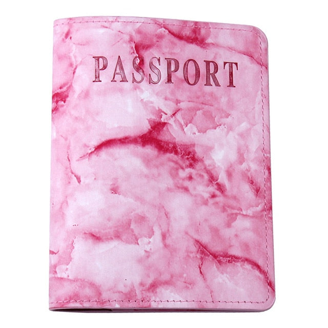 Royal Marble Passport Cover